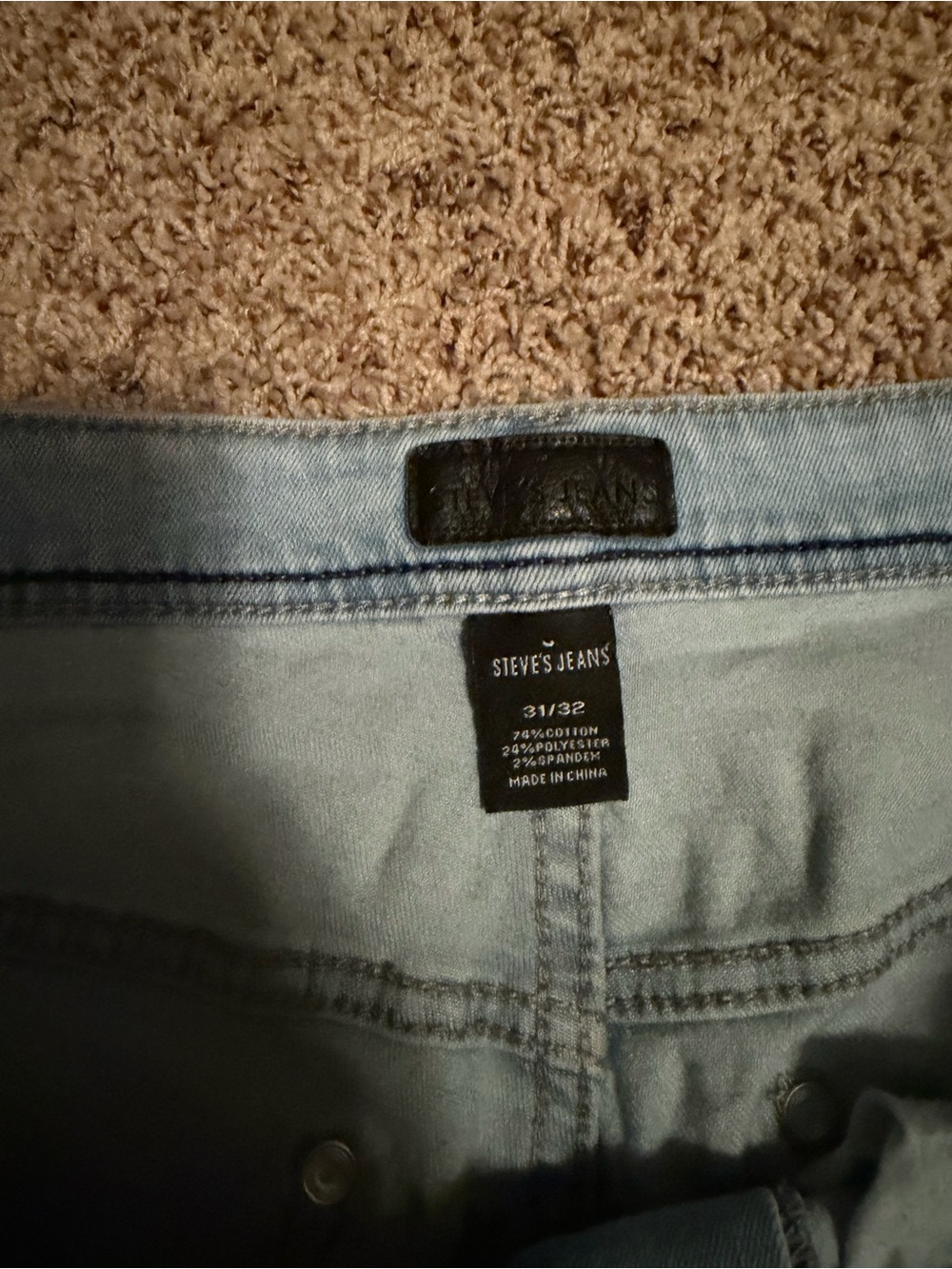 Men’s Size 31/32 Steve’s jeans and size 31 forever 21 light blue jeans 2p bundle - Picture 4 of 7